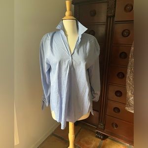Zara shirt with tie sleeves size xs
